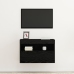 Mueble para TV  con luces LED Negro Roble 60x30x40 cm