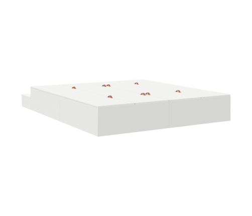 Marco de cama Blanco Madera de calidad 180 x 200 x 31.5 cm