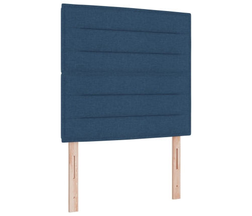 Estructura de Cama de Tela Azul  80x200 cm