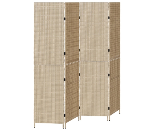 Divisores de habitaciones  Beige Ratán Alto Plegable