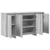 Aparador gris Sonoma gris Madera ingenierizada 135 x 41 x 75 cm