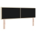 Cabecera LED Diseño de Líneas Crema 80 cm Tela