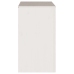 Aparador ""DRAMMEN"" Blanco 79x43x75,5 cm Madera Sólida de Pino