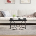 Roble negro Metal Mediana Chic Mesa de café Rectangular