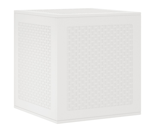 Caja de almacenamiento exterior  blanca 55x53x57 cm PP