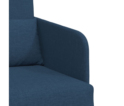 Sofá Cama de Suelo  2 en 1 Azul 65x80x83 cm Tela
