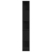 Estantería  de 5 niveles en roble negro 45x23,5x162,5 cm de madera elaborada