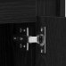Mueble para TV  Negro Roble 80x35x45 cm Madera de ingeniería