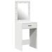 Mesa de Tocador  con Luces LED Blanca 50x41x135 cm