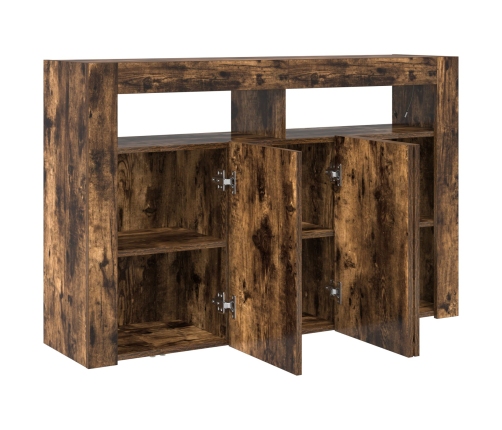 Aparador  Roble Ahumado Madera Ingenierizada 116 x 30 x 75 cm