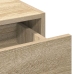 Mesa de tocador colgante de roble Sonoma 60x40x70 cm