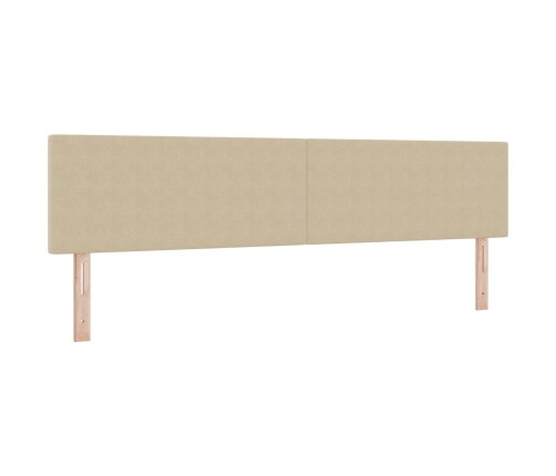 Cabecera  Diseño Sencillo Verde Claro Gris 200 cm Tela de Terciopelo