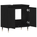 Gabinete para Lavabo  Roble Negro 58x33x60 cm Madera Elaborada