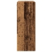 Armario de pared vidaxl con puertas de vidrio madera vieja 69,5x34x90 cm