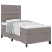 Cama con Base Futón  Taupe 100x200 cm Tela