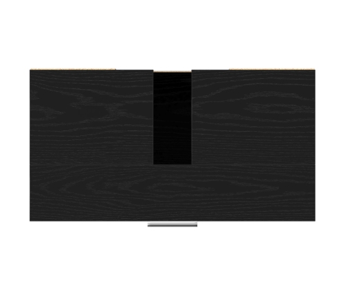 Cabinet de baño  Negro Roble 60x32x54 cm Madera Ingenierizada