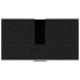 Cabinet de baño  Negro Roble 60x32x54 cm Madera Ingenierizada
