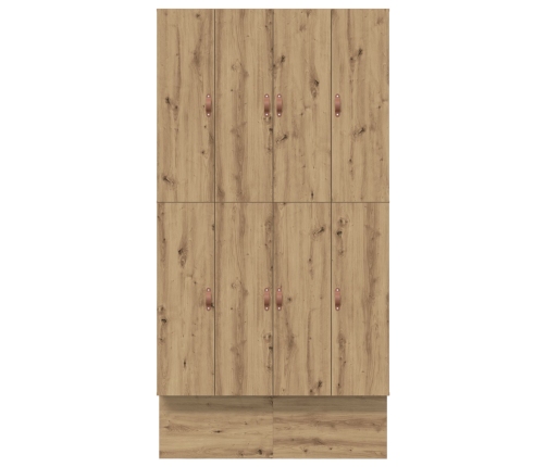 Marco de Cama con Almacenamiento  Roble Artesanal Madera Elaborada