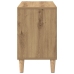 Gabinete de TV  Roble Artesanal 69.5x30x50 cm Madera Elaborada