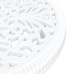Conjunto de Bistro de Jardín de 3 Piezas  de Aluminio Fundido Blanco