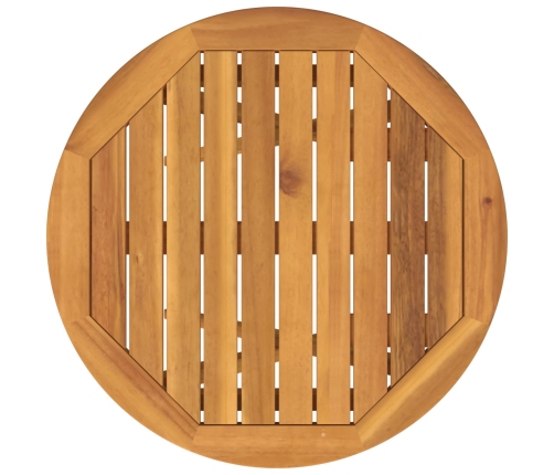 Conjunto de Bistro de Jardín de 3 Piezas  de Madera Sólida de Acacia