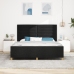 Cama  Negra 180x200 cm de Tela
