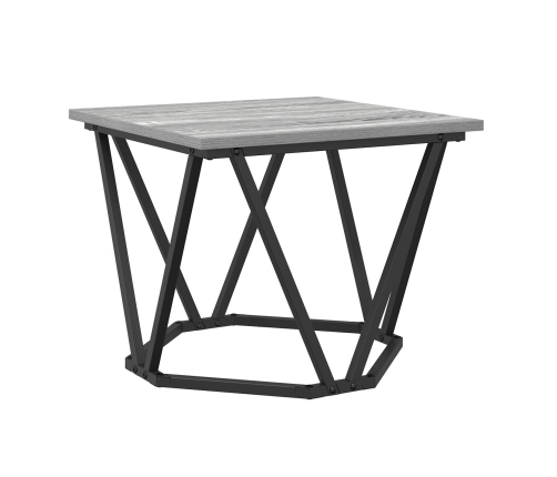 Mesas Laterales  3 pcs Gris Sonoma Madera Elaborada