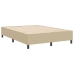 Cama con somier  Verde Claro Gris 160x200 cm Tela de Corduroy