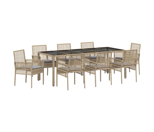 Set de 5 Beige y Negro