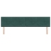 Cabecera LED Cabecera con Botones Tapizados Verde Oscuro 100 cm Terciopelo
