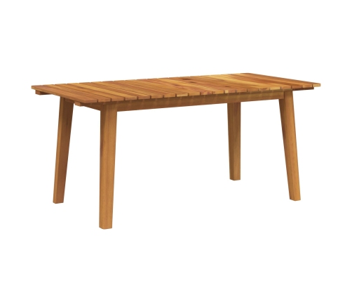Sillas de jardín  con mesa 5 piezas de madera maciza de acacia