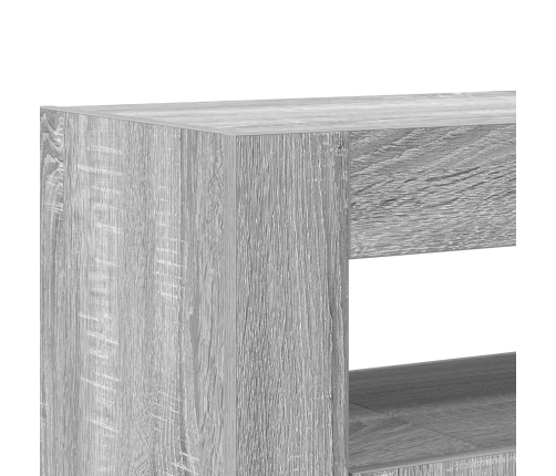 Aparador Gris sonoma Madera compuesta 116 x 30 x 75 cm Aparador