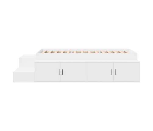 Estructura de Cama de Almacenamiento  Set de 3 Blanca