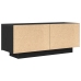 Armario de TV  Negro Roble 100x35x40 cm Madera Ingenierizada