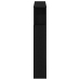 Cabecera de Almacenamiento  con Luces LED Roble Negro 100x18,5x103,5 cm