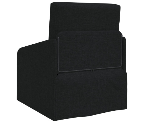 Sofá Cama Negro 2-en-1 65x80x83 cm