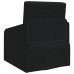 Sofá Cama Negro 2-en-1 65x80x83 cm