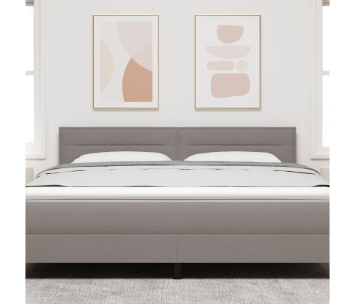 Cabezal  Diseño de Líneas Taupe 180 cm Tela