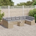 Conjunto de Sofás de Jardín  Conjunto de 11 Gris Marco de metal