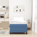 Estructura de Cama Azul 100x200 cm Tela de Corduroy