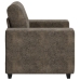 Sillón  Gris Oscuro de 59 cm en Piel Sintética