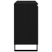 Mueble de almacenamiento Negro Roble 104x35x70 cm Madera Ingeniería