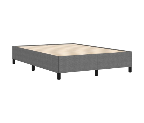 Marco de Cama  Gris Claro 140x200 cm Tela de Corduroy