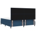 Cama con sommier  con colchón y LED azul 200x200 cm de tela