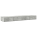 Mesa de Noche Gris Concreto Madera Elaborada 150 x 36.5 x 16.5 cm