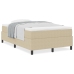 Cama con Somier con Colchón Beige 120x200 cm Tela de Corduroy