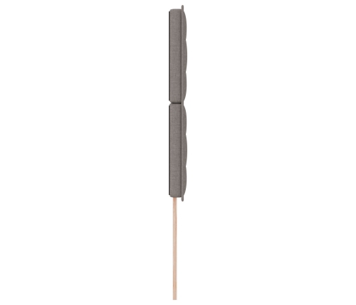 Cabecero  Taupe Tela 80 cm Rectangular Moderno Tapizado