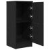 Aparadores 2 pcs en Roble Negro, 30x30x70 cm, Hecho de Madera Elaborada