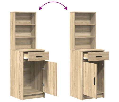 Armario Alto Roca de Sonoma 40x41x135 cm Madera Sólida