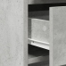 Mueble de Entrada Gris Concreto 40x41x75 cm Madera Elaborada